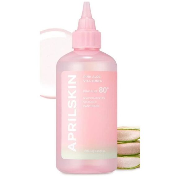 APRILSKIN Pink Aloe Vita Toner 250ml - Picture 2 of 7